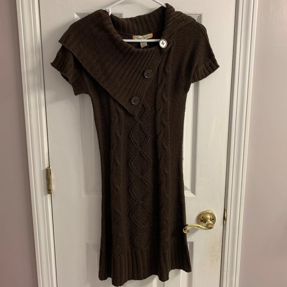 Mini sweater dress